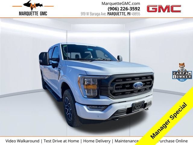 2023 Ford F-150 XL in White — front three-quarter view