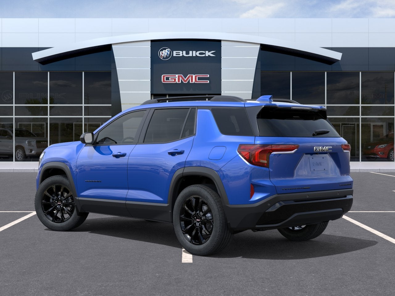 2027 GMC Terrain — rear three-quarter view
