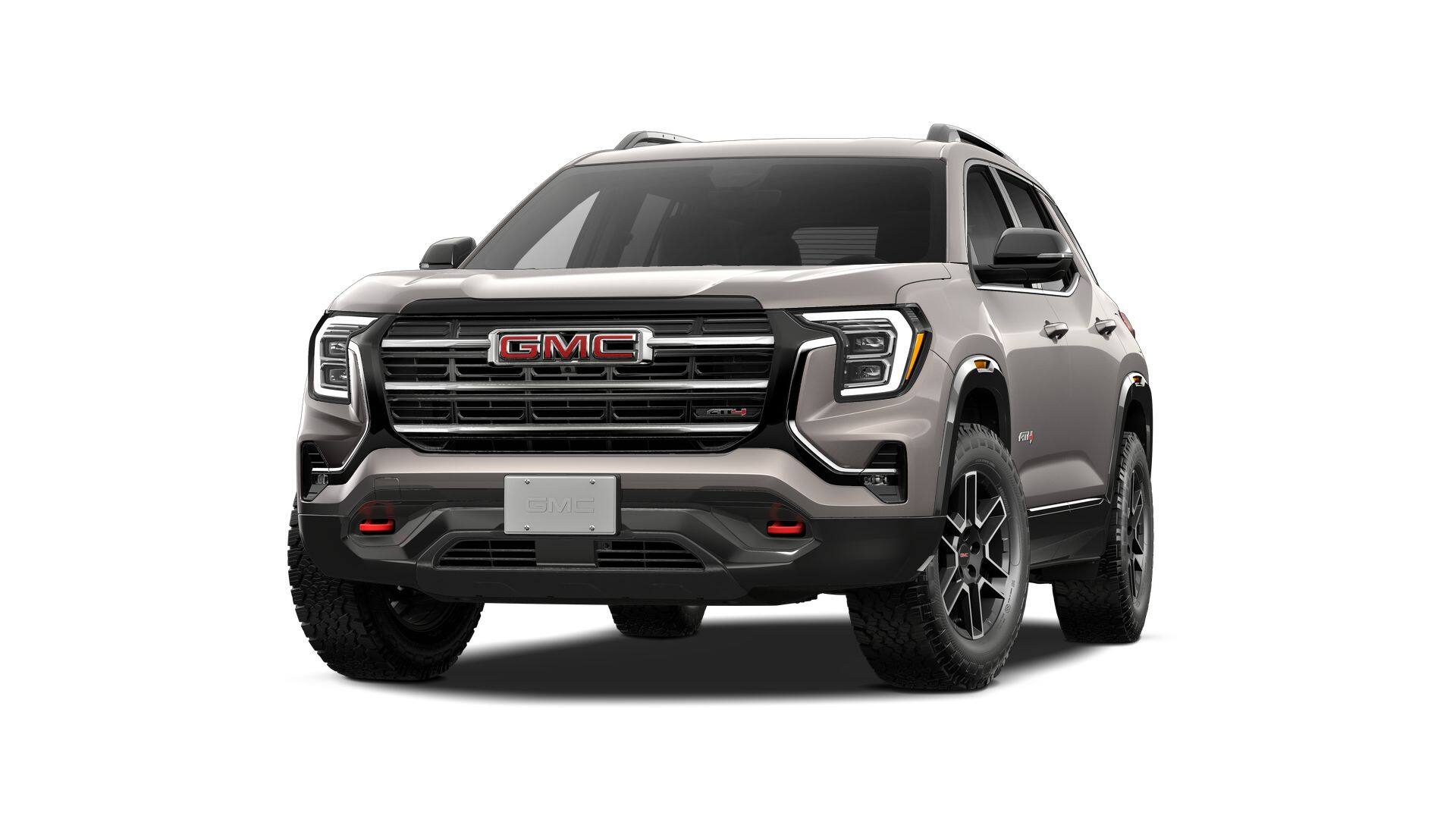 2027 GMC Terrain AWD AT4 in Riverstone Metallic — front three-quarter view